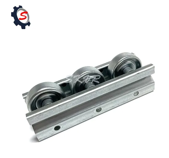 Strengthen Metal Rotating Flexible Placon Plastic Roller Track Metal Fluent Strip Used for Storage System Guide Rails